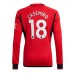 Billige Manchester United Casemiro #18 Hjemmebane Fodboldtrøjer 2023-24 Langærmet
